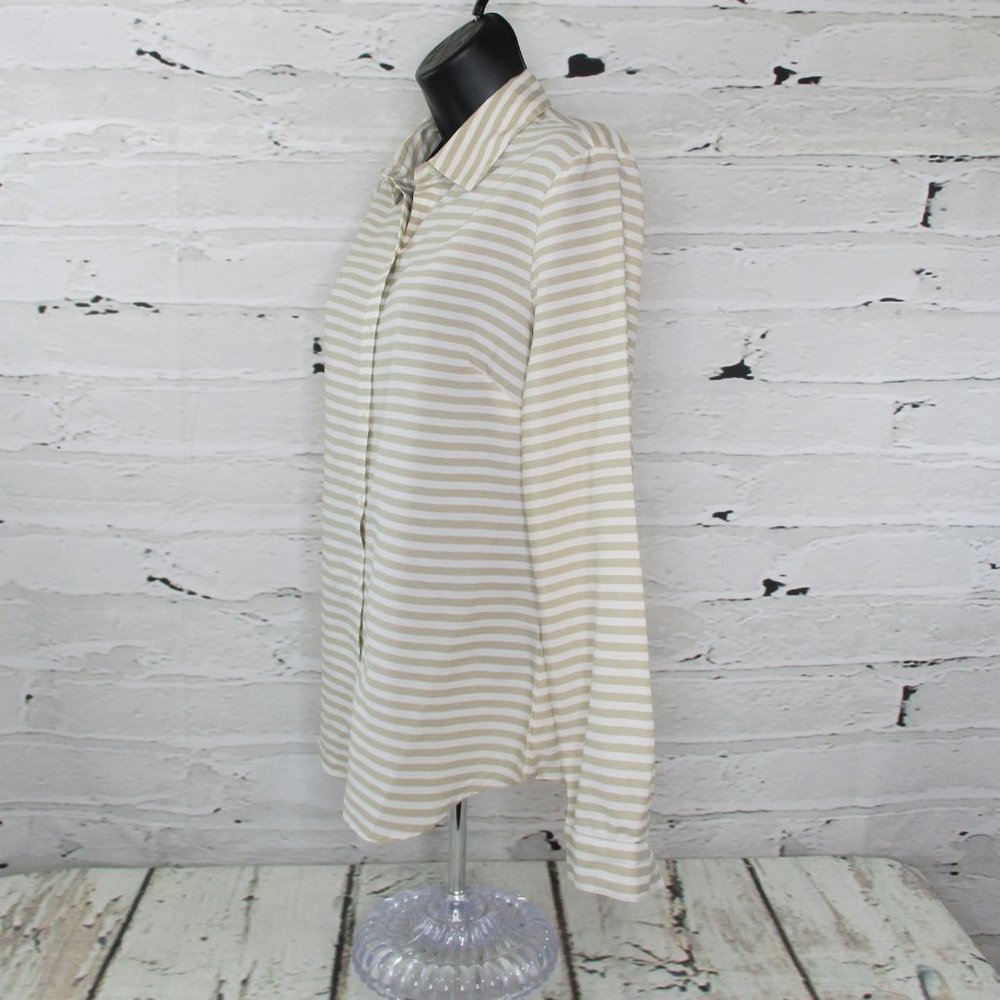 Banana Republic Petites Striped Blouse - Picture 4 of 5